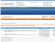 Tablet Screenshot of forums.thoughtsmedia.com